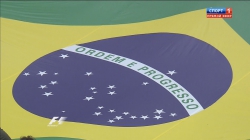 Что написано на флаге Бразилии?