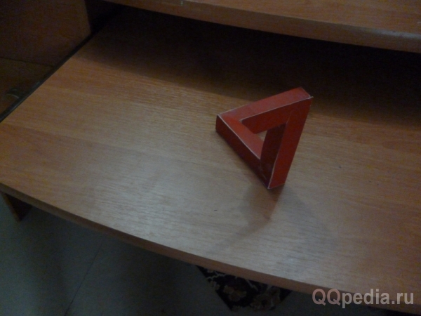 Как сделать необычный треугольник, развертка макет